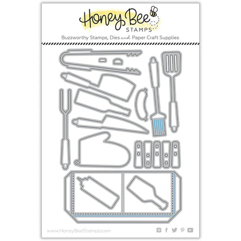 Honey Bee - Apron - BBQ Tool Add-On Die