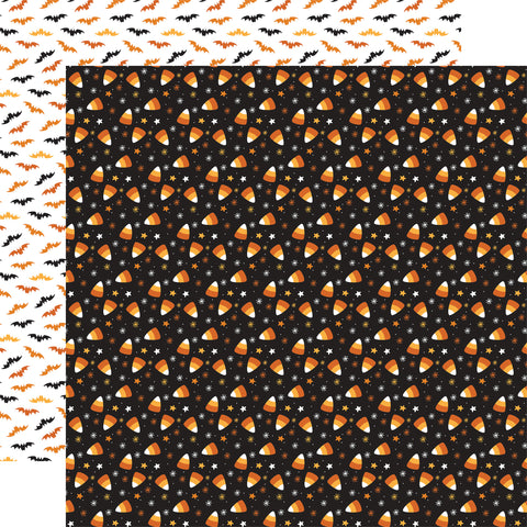 Echo Park - 12"x 12" Candy Corn Craze (Halloween Party) Double-Sided Paper