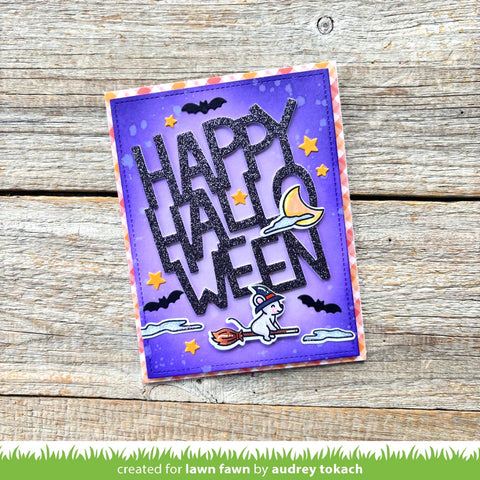 Lawn Fawn - Giant Happy Halloween: Portrait Die