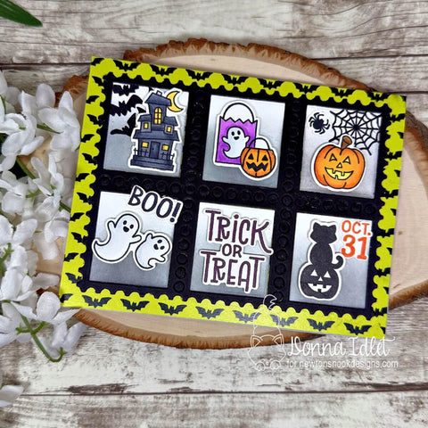 Newtons Nook - Halloween Postage Sampler Stamp Set