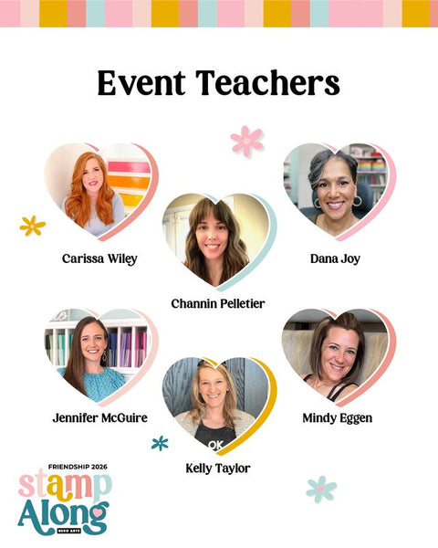 Hero Arts - Friendship Virtual Stamp Along - March 7th, 2026 (Deadline for Pre-Orders is Tuesday, January 20, 2026)