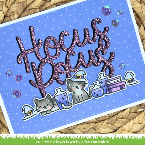 Lawn Fawn - Hocus Purr-cus! Dies