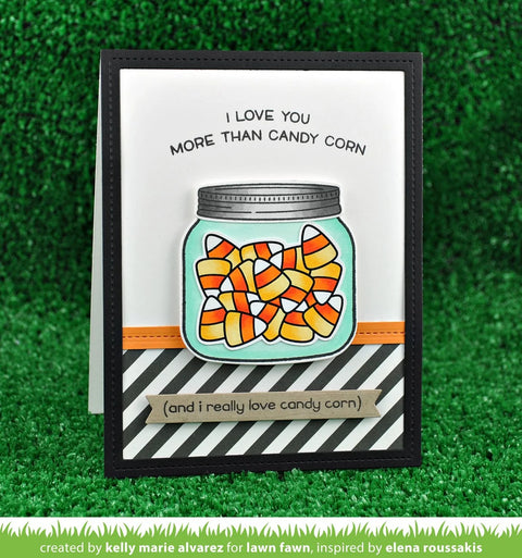Lawn Fawn - How You Bean? Candy Corn Add-On Dies