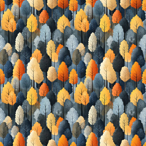 Scrapbook Supply - Beautiful Birch (Indigo Fall Collection) Double-Sided Paper