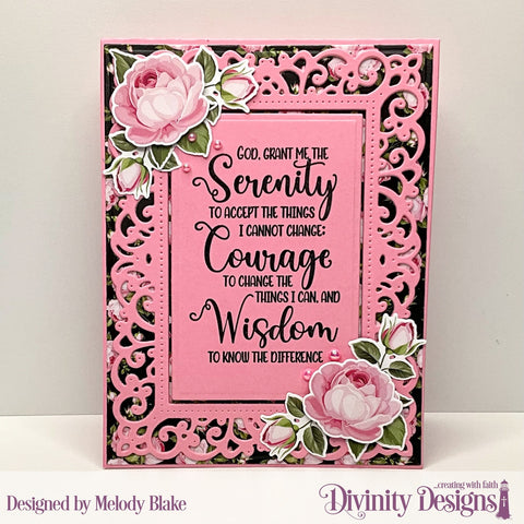 Divinity Designs - Serenity Sentiments Stamps Set