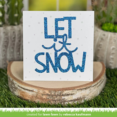 Lawn Fawn - Giant Let it Snow Die