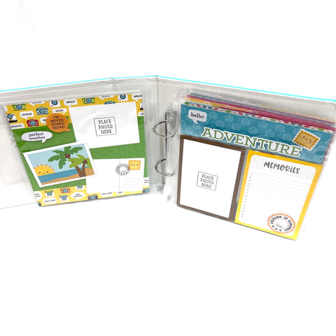 Doodlebug I ❤ Travel 16 Page Travel Book Kit