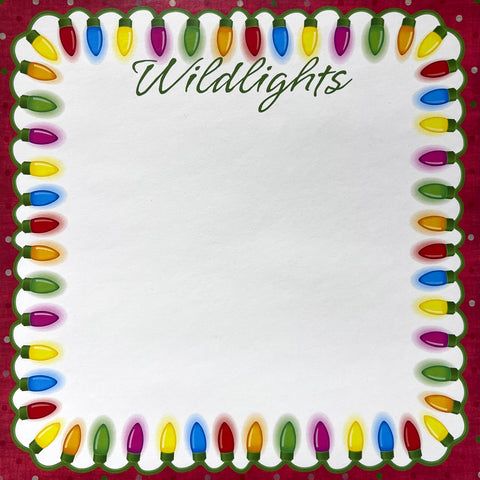 12"x 12" Wildlights Custom Paper