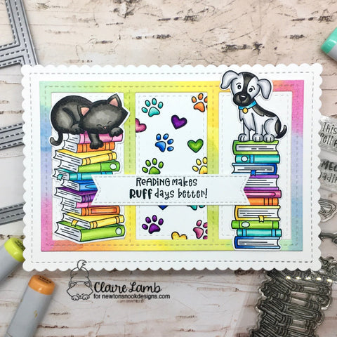 Newton's Nook - All Booked Up Stamp Set