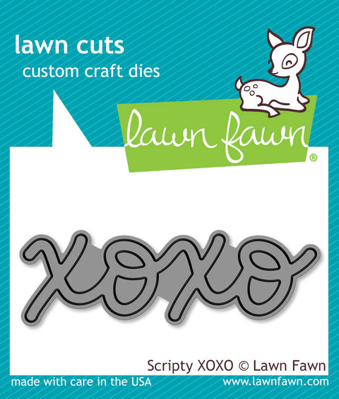 Lawn Fawn - Scripty XOXO Die