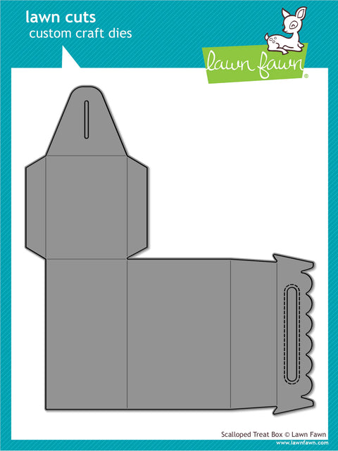 Lawn Fawn - Scalloped Treat Box Die