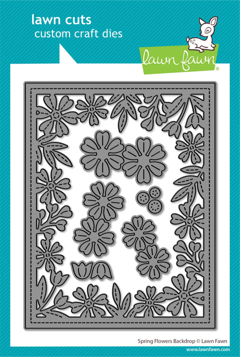 Lawn Fawn - Spring Flowers Backdrop Die