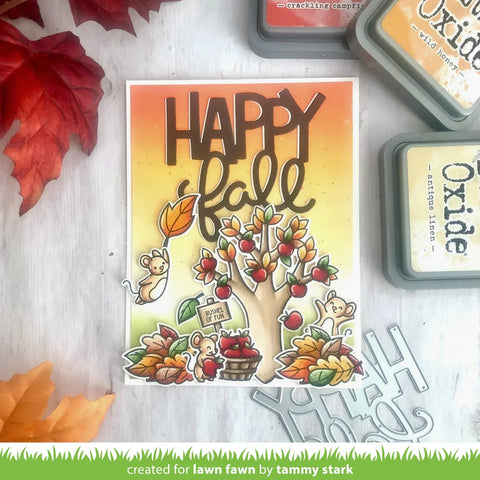 Lawn Fawn - Giant Happy Fall Die