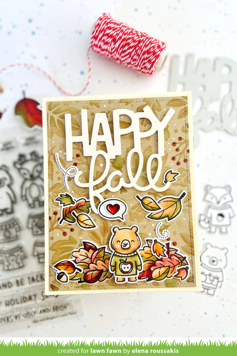 Lawn Fawn - Giant Happy Fall Die
