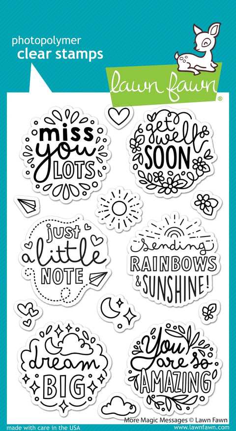 Lawn Fawn - More Magic Messages Stamp Set