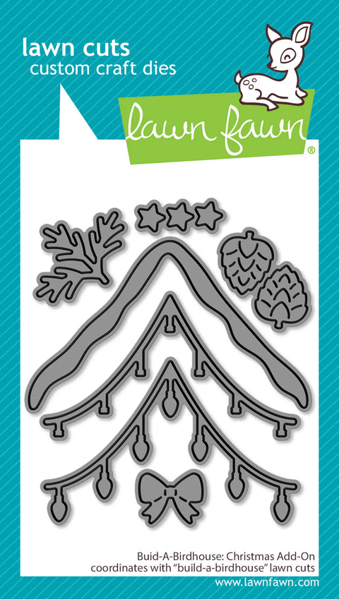 Lawn Fawn - Build-a-Birdhouse Christmas Add-On Dies