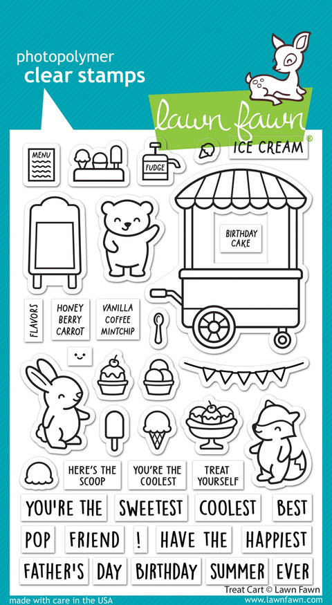 Lawn Fawn - Treat Cart Stamp Set