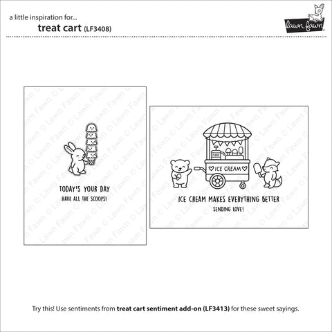 Lawn Fawn - Treat Cart Stamp Set