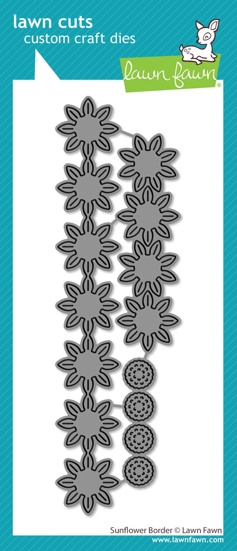 Lawn Fawn - Sunflower Border Die
