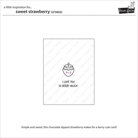 Lawn Fawn - Sweet Strawberry Stamp Set