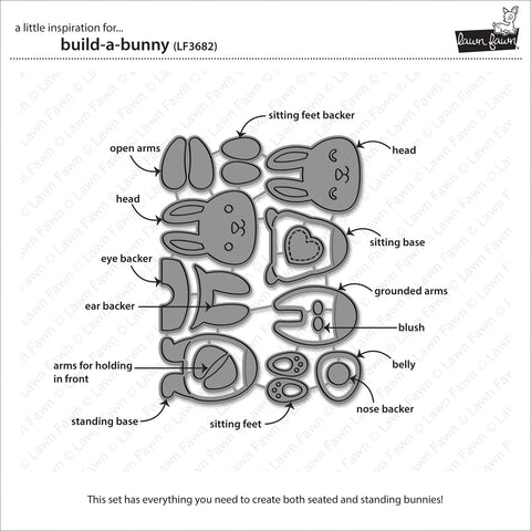 Lawn Fawn - Build-a-Bunny Dies