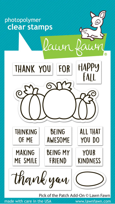 Lawn Fawn - Pick of the Patch Add-On Stamp Set