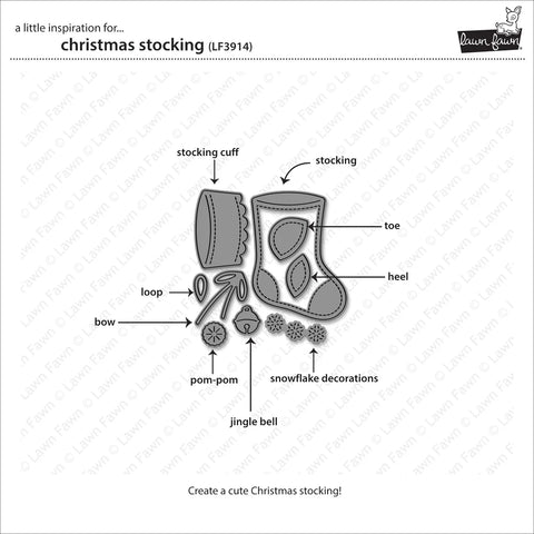 Lawn Fawn - Christmas Stocking Die