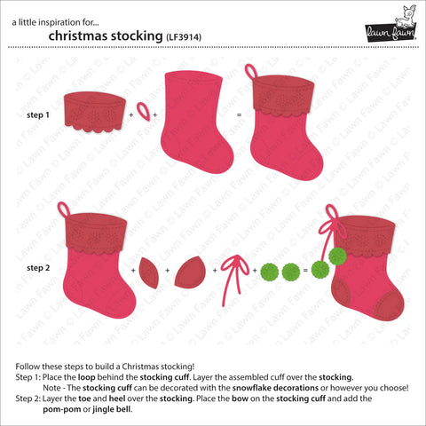 Lawn Fawn - Christmas Stocking Die