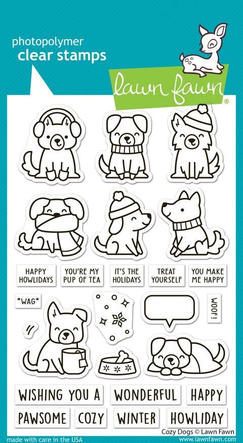 Lawn Fawn - Cozy Dogs Dies