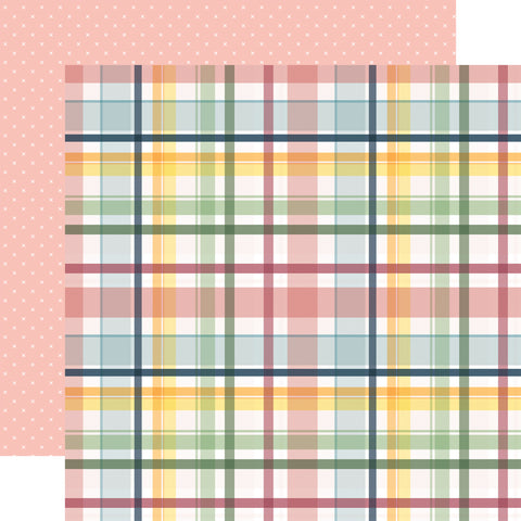 Echo Park 12"x 12" Life of Plaid (Life is Beautiful) Double-Sided Paper