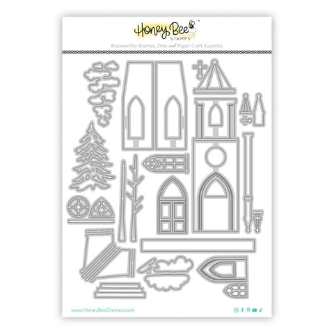 Honey Bee - Lovely Layers - Cathedral Dies