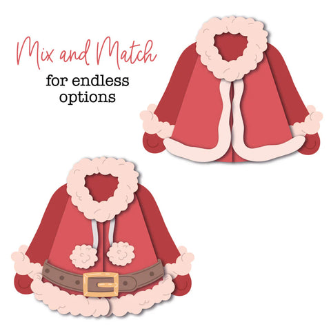 Honey Bee - Lovely Layers - Holiday Coat Add-On Dies