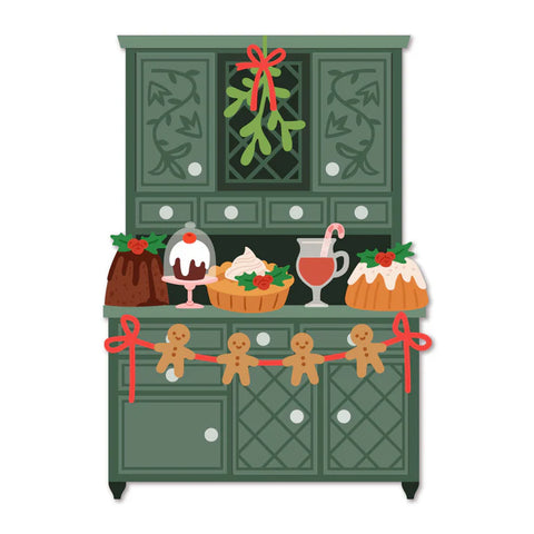 Honey Bee - Lovely Layering Hoosier Cabinet Holiday Add-On Die