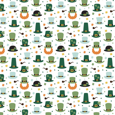 Echo Park 12"x 12" Leprechaun Luck (Lucky Charm) Double-Sided Paper