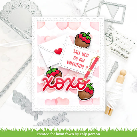 Lawn Fawn - Sweet Strawberry Stamp Set