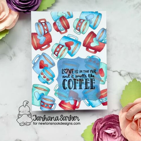 Newton's Nook - Love Cafe Stamp Set