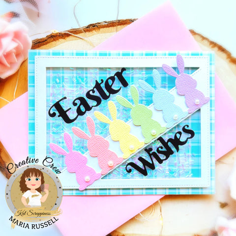 Kat Scrappiness - Easter Wishes & a Bushel of Bunnies Dies