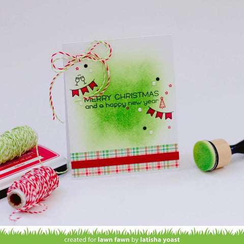 Lawn Fawn - Merry Messages Stamp Set