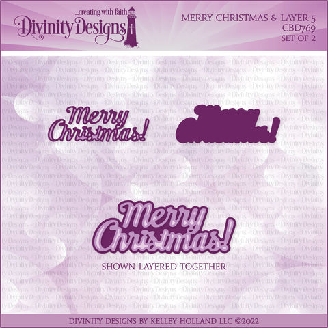 Divinity Designs - Merry Christmas & Layer 5 (CBD769)