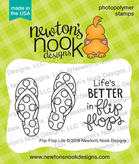 Newton's Nook - Flip Flop Life Stamp Set