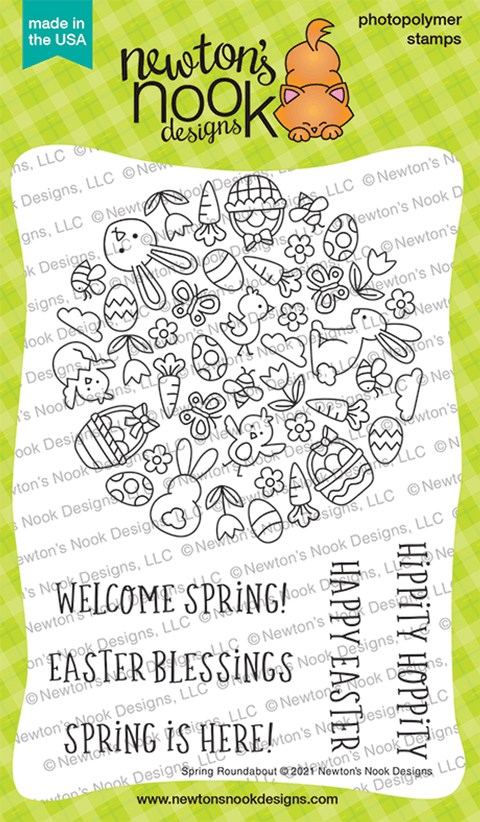 Newton's Nook - Spring Roundabout Stamp Set