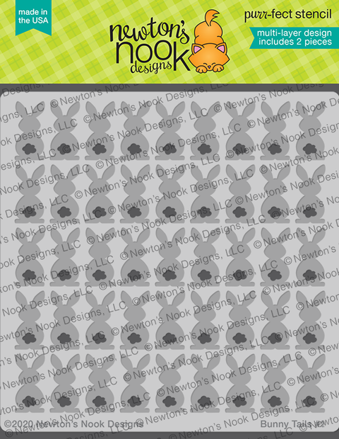 Newton's Nook - Bunny Tails Stencil Set (2 pcs)