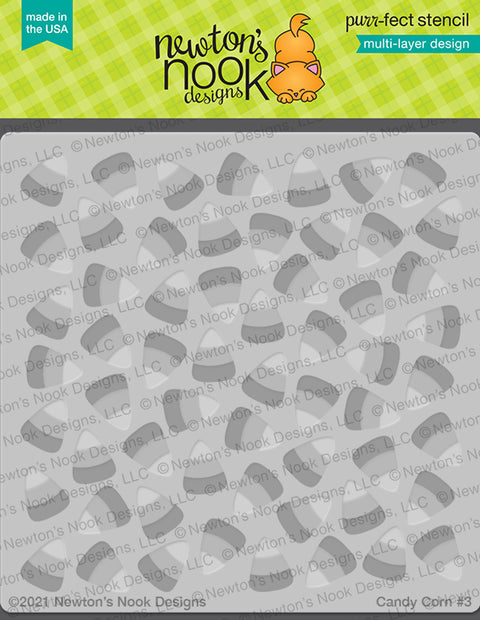 Newtons Nook - Candy Corn Stencil (3 Piece Set)