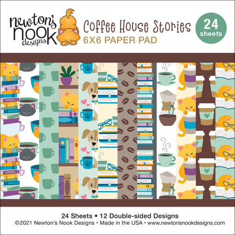 Newton's Nook - 6x6 Coffee House Stories Paper Pad