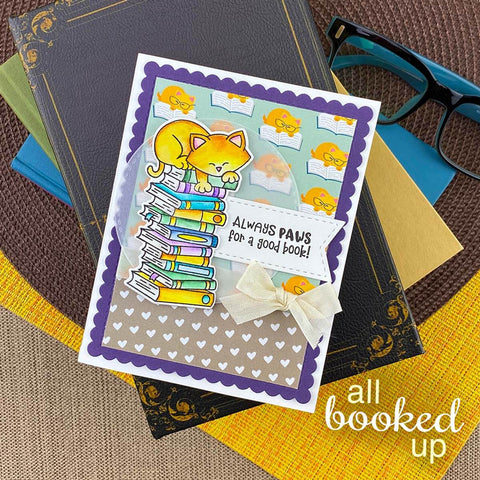 Newton's Nook - All Booked Up Stamp Set