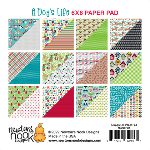 Newton's Nook - 6x6 A Dog's Life Paper Pad