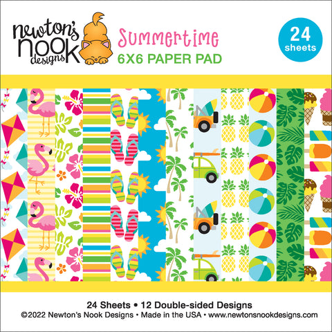 Newton's Nook - 6x6 Summertime Paper Pad