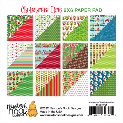 Newton's Nook - 6x6 Christmas Time Paper Pad