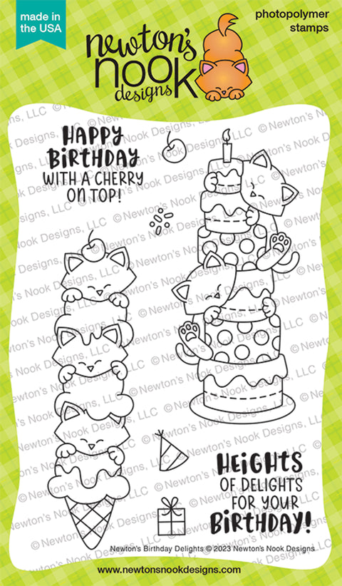 Newton's Nook - Newton's Birthday Delights Stamp Set