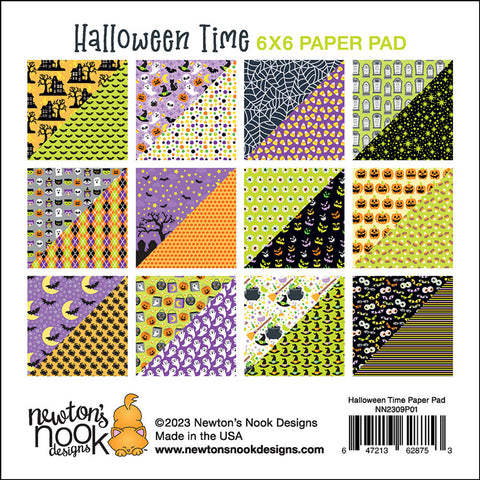 Newton's Nook - 6x6 Halloween Time Paper Pad